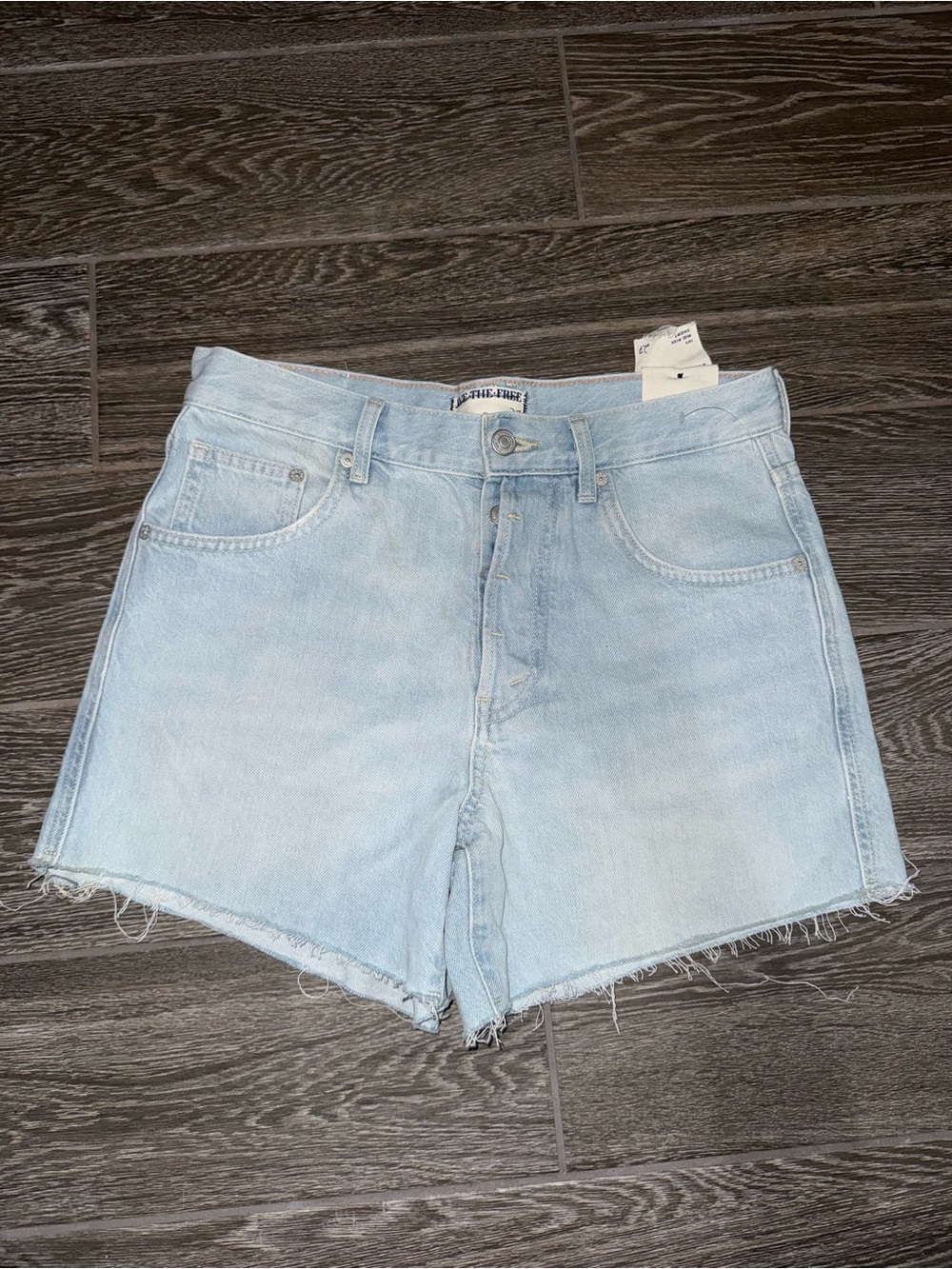 Free people we the free ivy mid rise shorts size 27